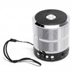 Wholesale Metallic Design Portable Wireless Bluetooth Speaker 888 (Silver)